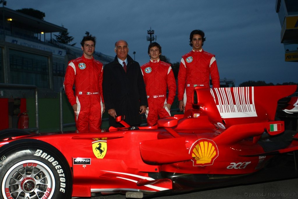 Test Ferrari F2008 Italian F3 Drivers Vallelunga